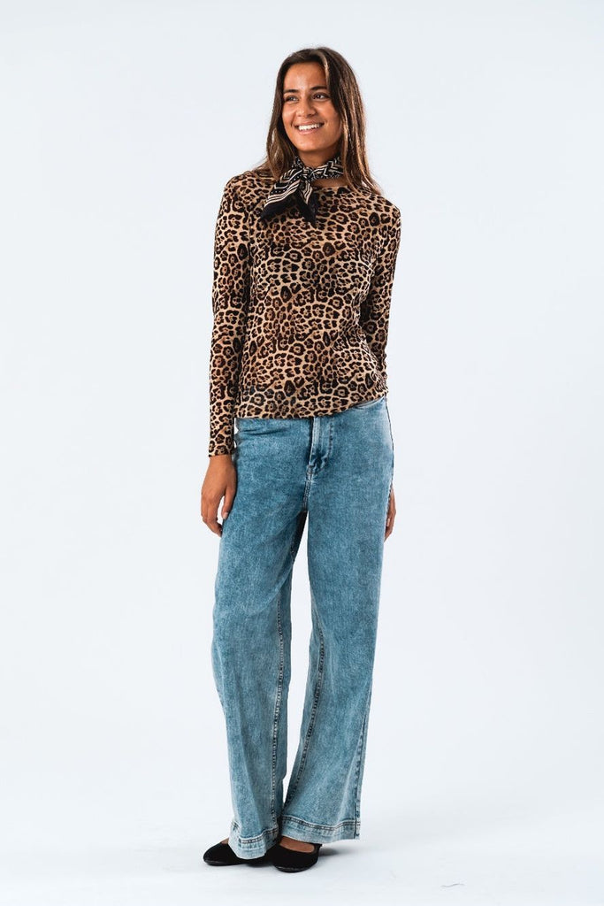 Irie Blouse | Leopard Print Tops XS,S,M,L Lollys Laundry