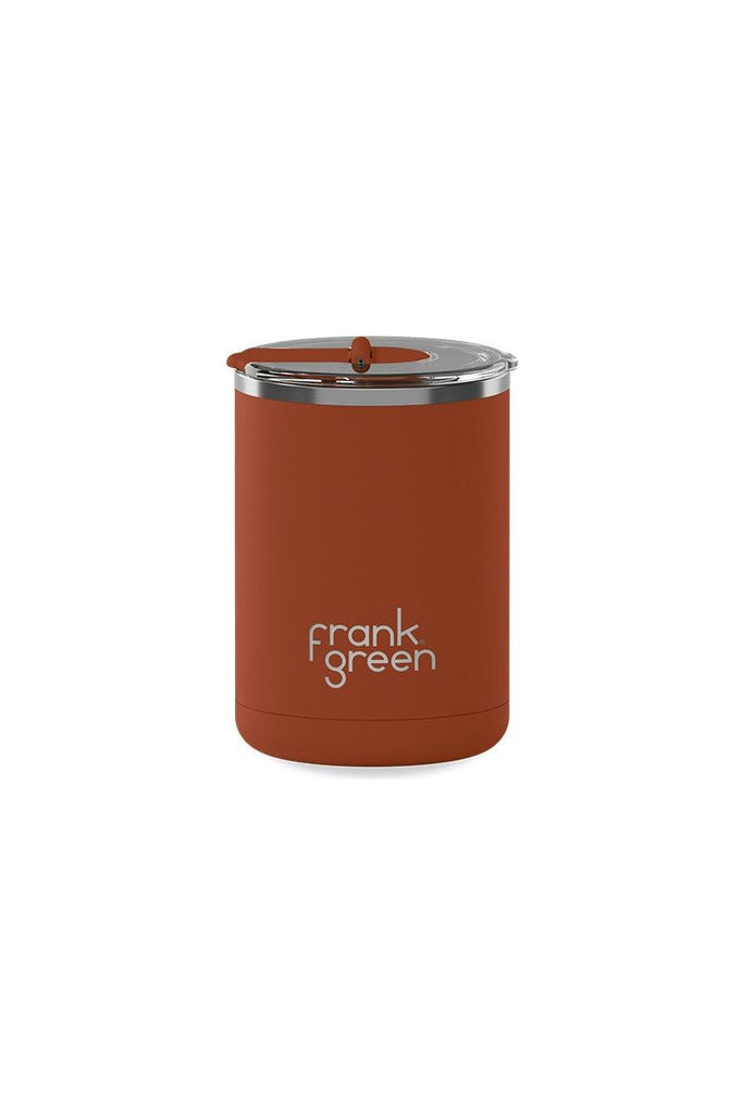 Limited Edition Ceramic Reusable Cup with Hinged Lid 12oz | Toffee Travel Cups Frank Green