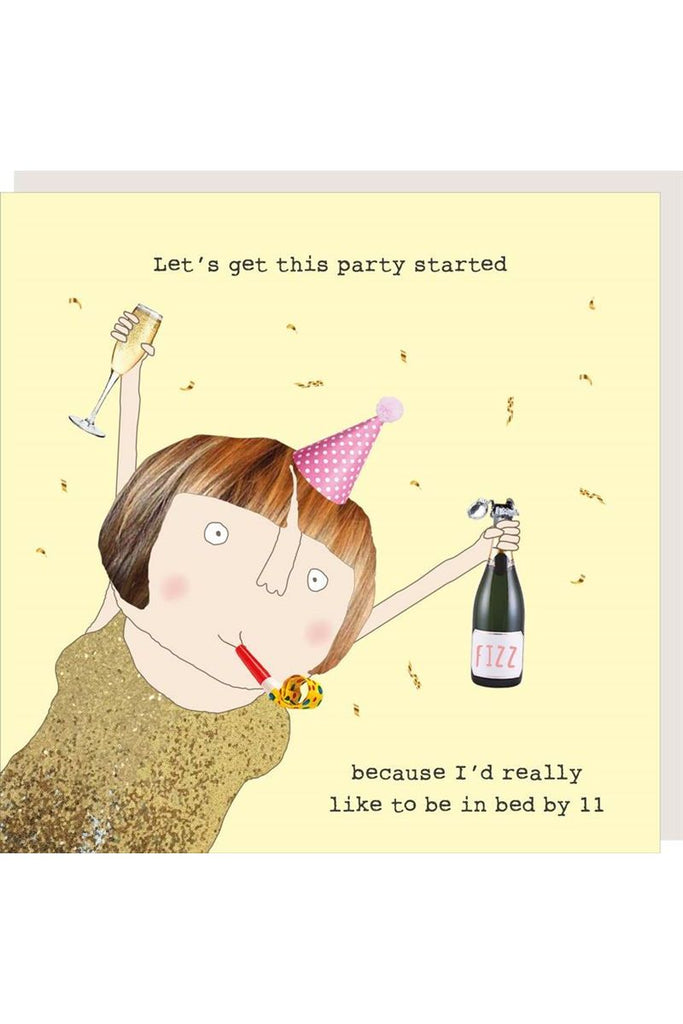Greeting Card | Party Started Birthday Greeting Card Rosie Made A Thing