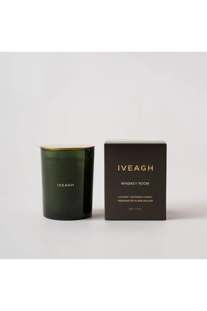 Cocobee Woodwick Candle | Whiskey Room Candles Iveagh