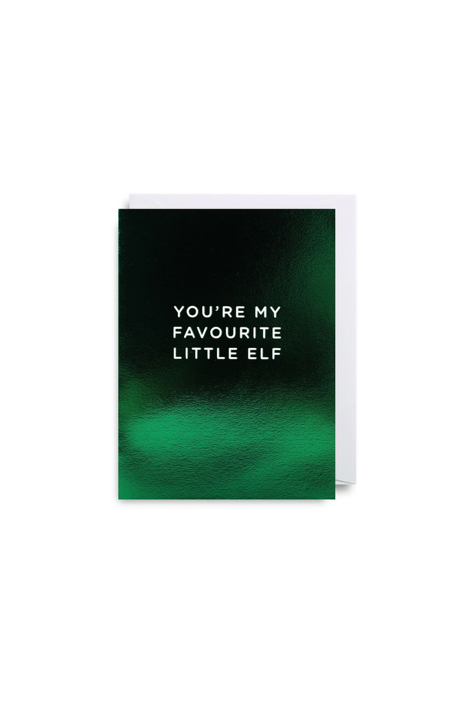 Mini Greeting Card | You're My Favourite Elf Christmas Greeting Cards Lagom