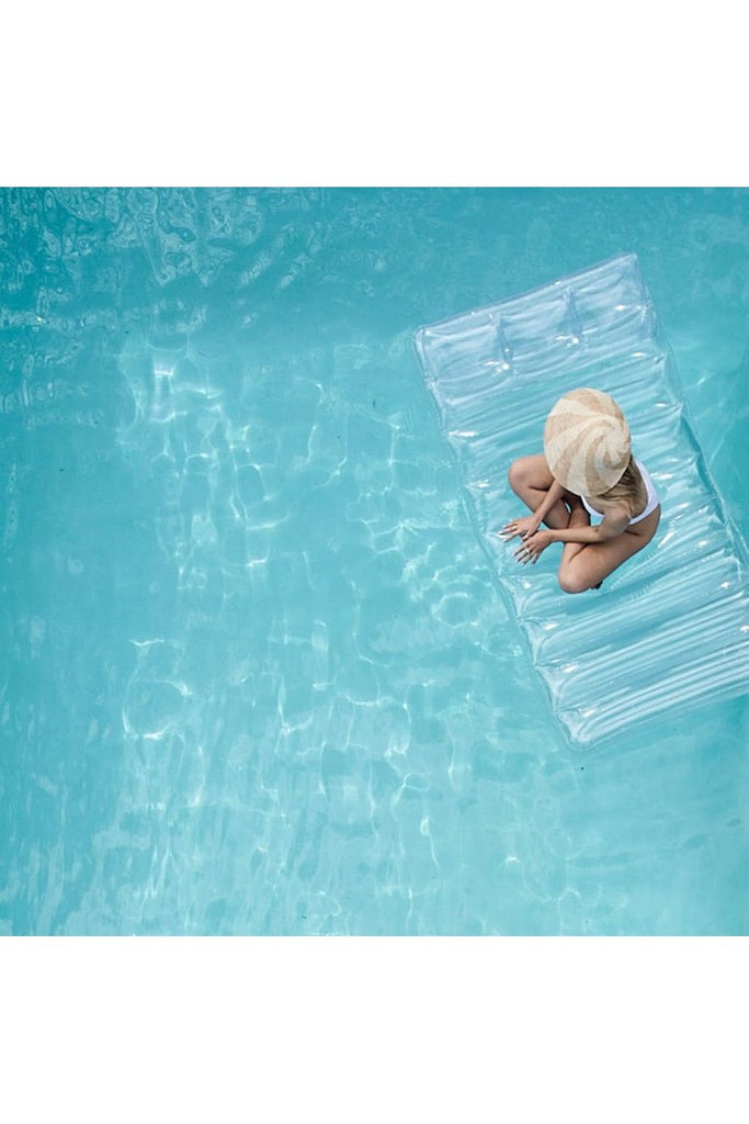 Clear Translucent Lounger Inflatable Pools + Pool Rings + Floats & Sunday