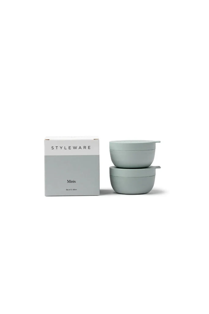 Minis | Eucalyptus Lunch Boxes + Portable Bowls + Travel Cutlery Styleware