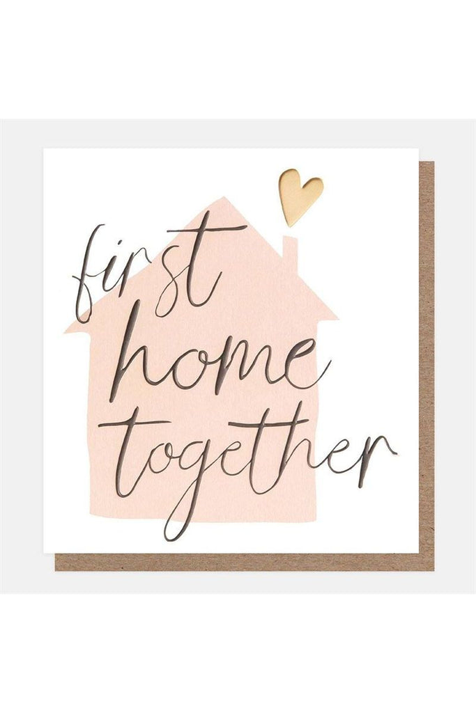 Greeting Card | First Home Together New Home Greeting Card Caroline Gardner