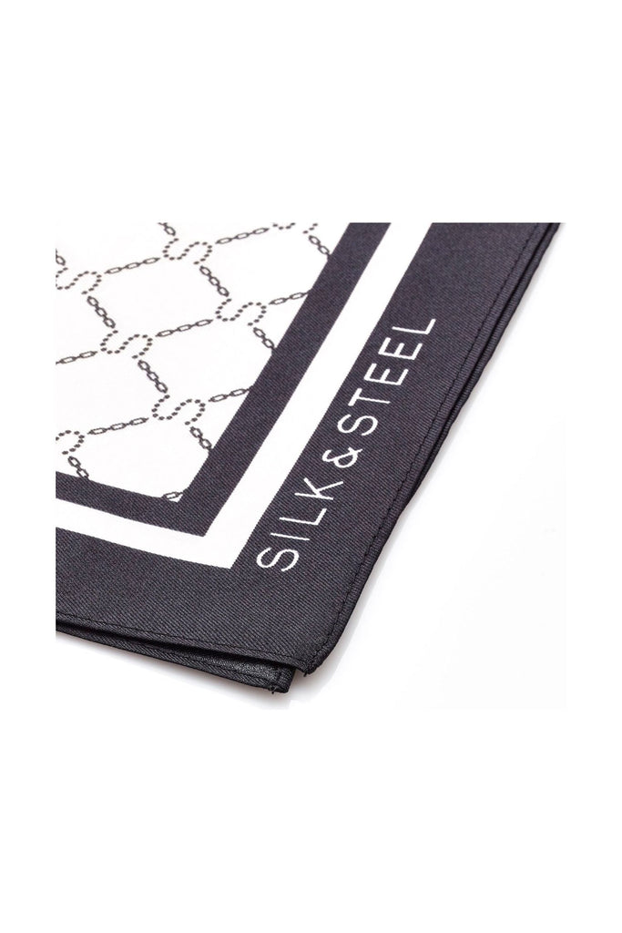 Silk & Steel Sorrento Silk Scarf Square bandana style