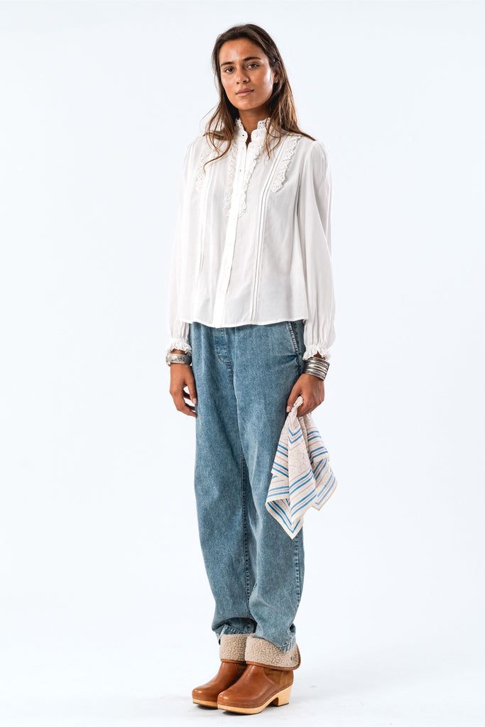 Hemlock Bandana | Creme Scarves Lollys Laundry