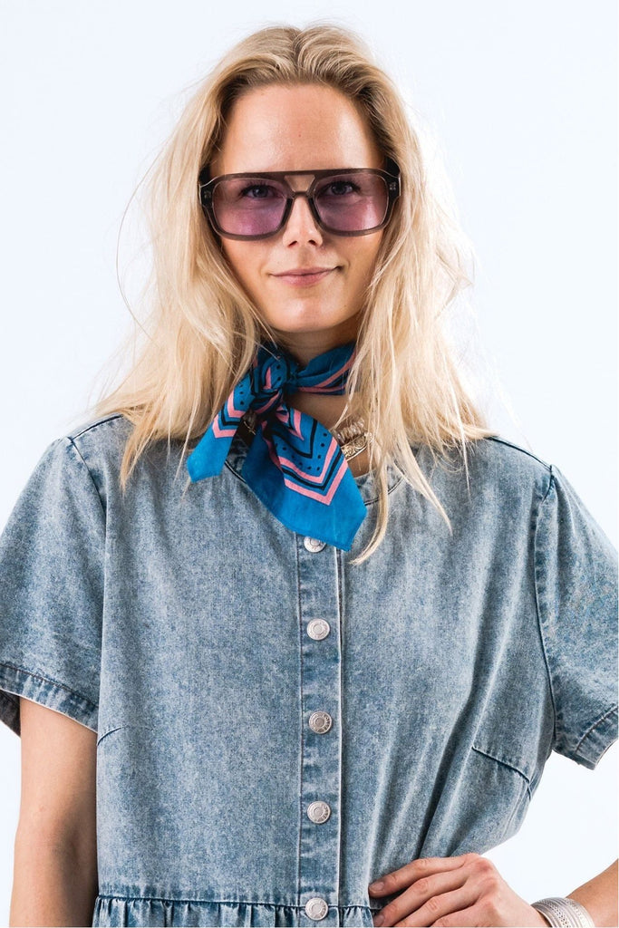 Hemlock Bandana | Blue Scarves Lollys Laundry
