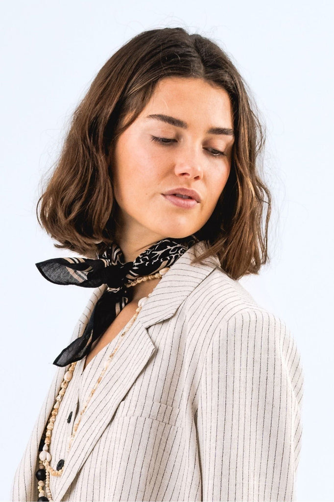 Hemlock Bandana | Black Scarves Lollys Laundry