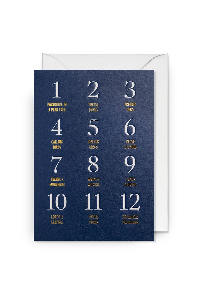 Greeting Card | Twelve Days of Christmas Christmas Greeting Cards Lagom