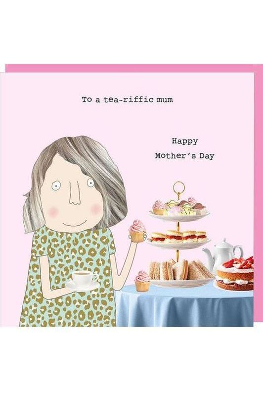 Greeting Card | Tea-riffic  Mother's Day Mother's Day Greeting Card Rosie Made A Thing