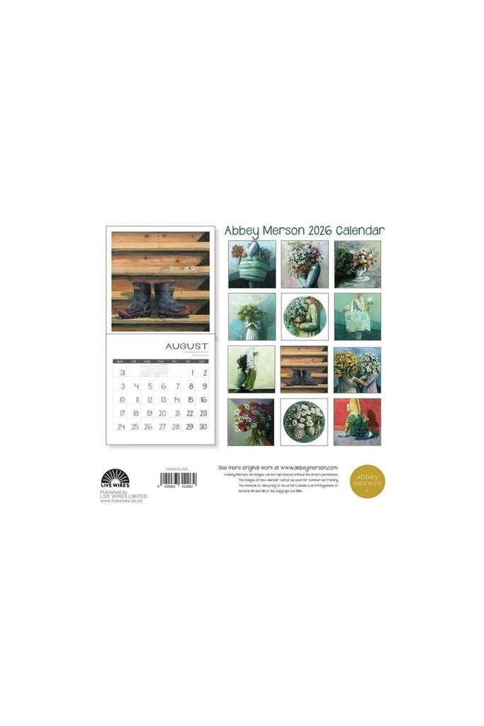 Abbey Merson | 2026 Wall Calendar Calendars Abbey Merson