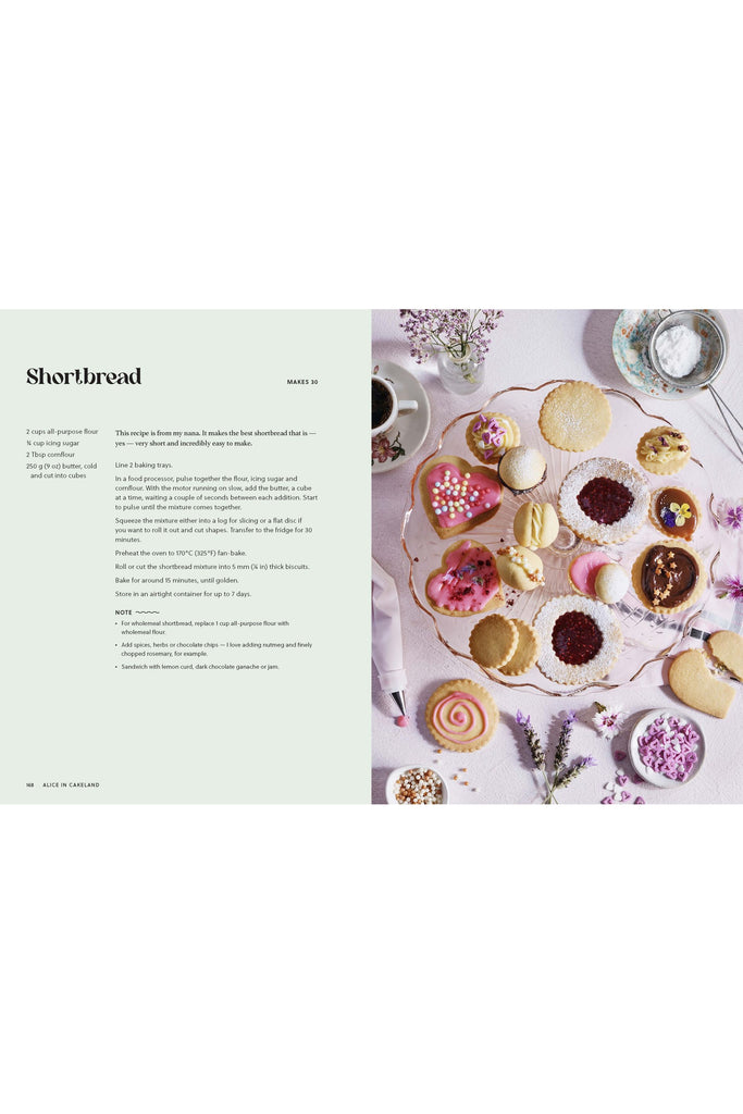 Shortbread Recipe from  MasterChef Nz's Alice Taylor's Book Alice in Cakeland