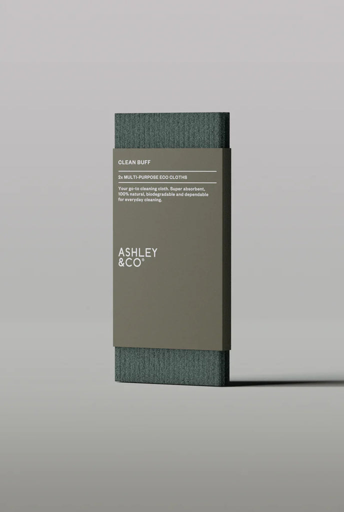 Ashley & Co Multi-purpose Cleaning Cloths in Hushed Kale Green