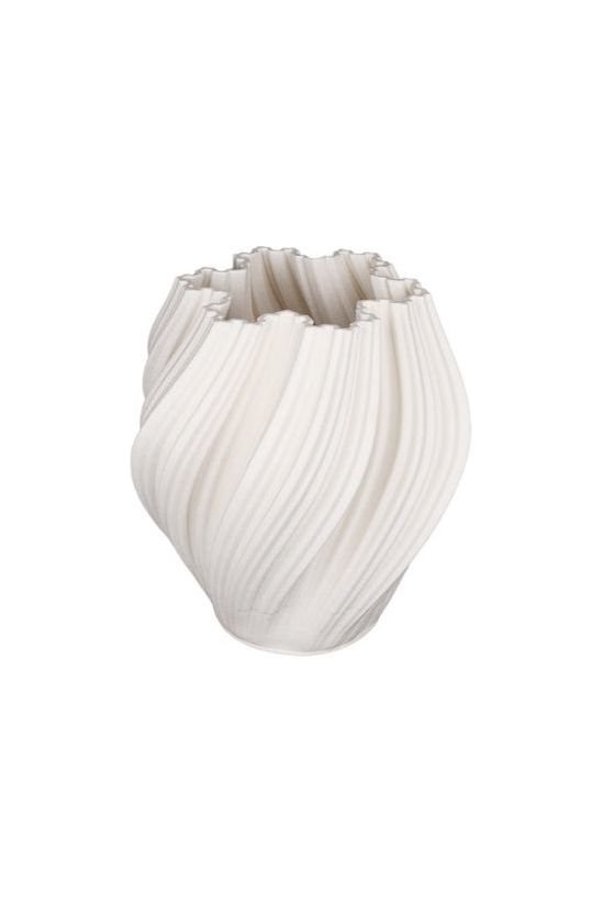 Amelie White 3D Ceramic Vase | Small Vases + Pots Flower Systems