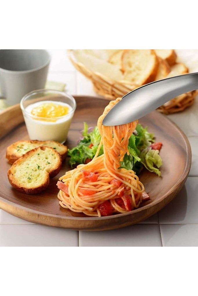 Moritsuke Long Fingertip Tongs | Stainless Serving Utensils Aux Co. Ltd