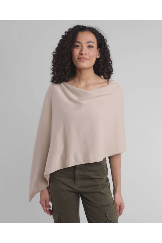 Alashan Cotton Cashmere Topper Palomino