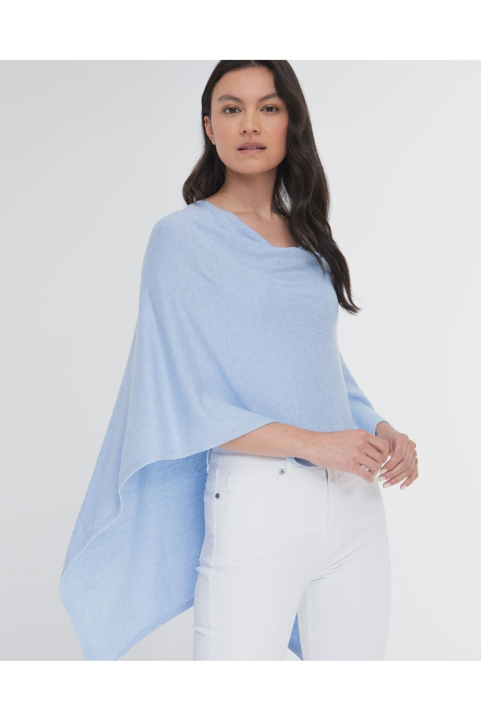 Alashan Cotton Cashmere Topper Weekend Blue