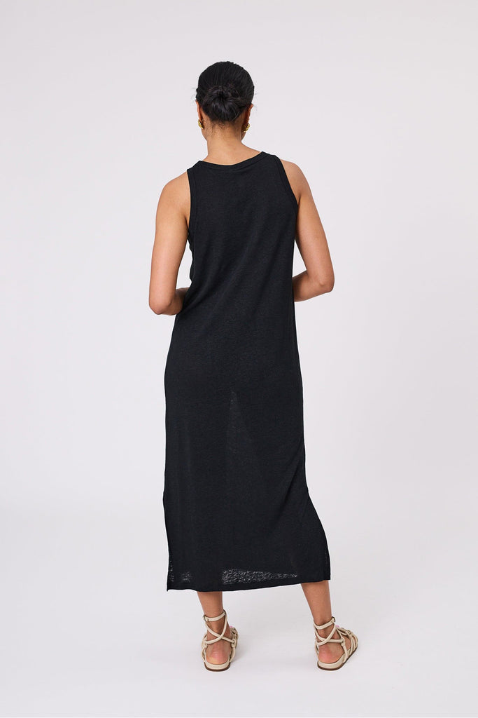 Marlow Athens Tank Dress Black