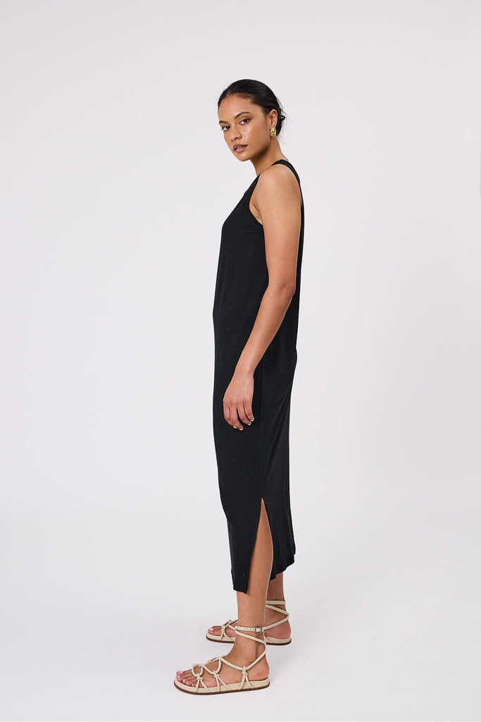 Marlow Athens Tank Dress Black