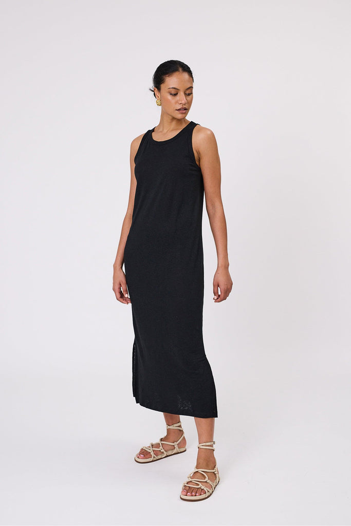 Marlow Athens Tank Dress Black