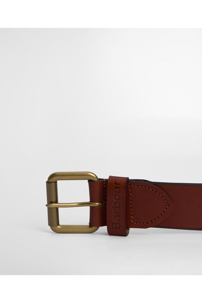 Barbour Allanton Leather Belt Natural Tan