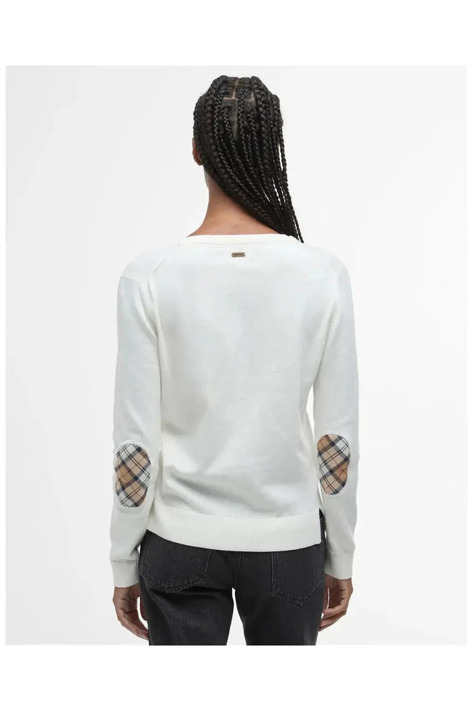 Barbour Bredon Knitted cardigan Cloud Hessian