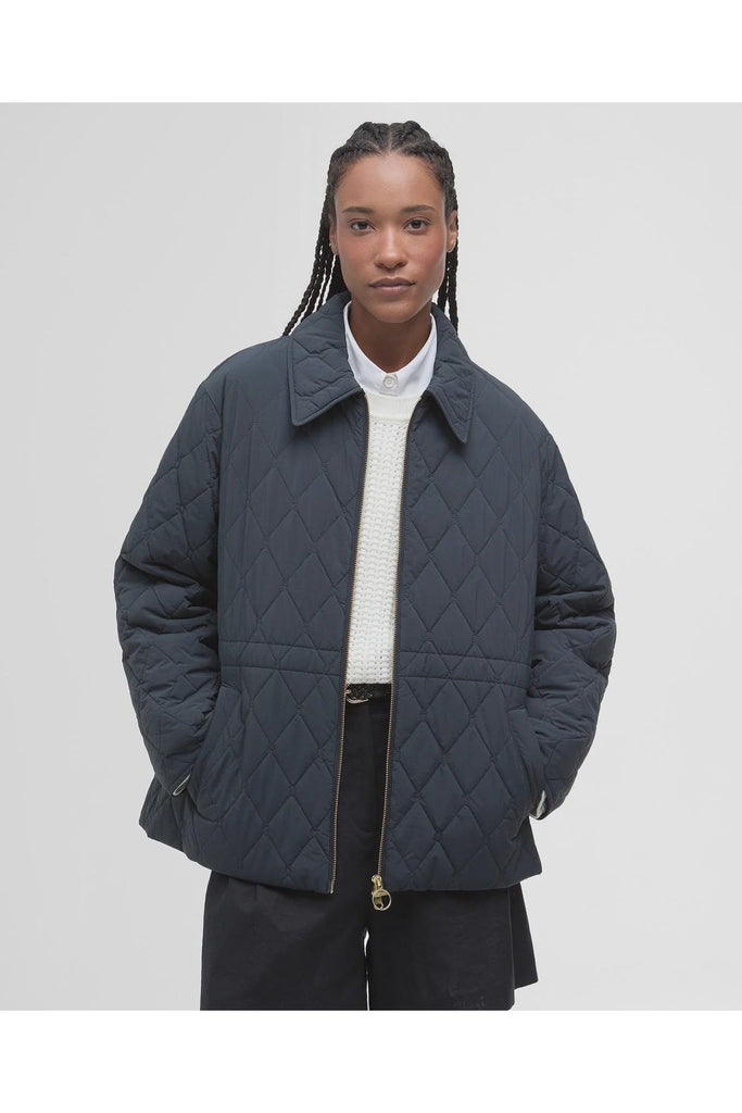 Barbour Clarissa Quilted Jacket Navy