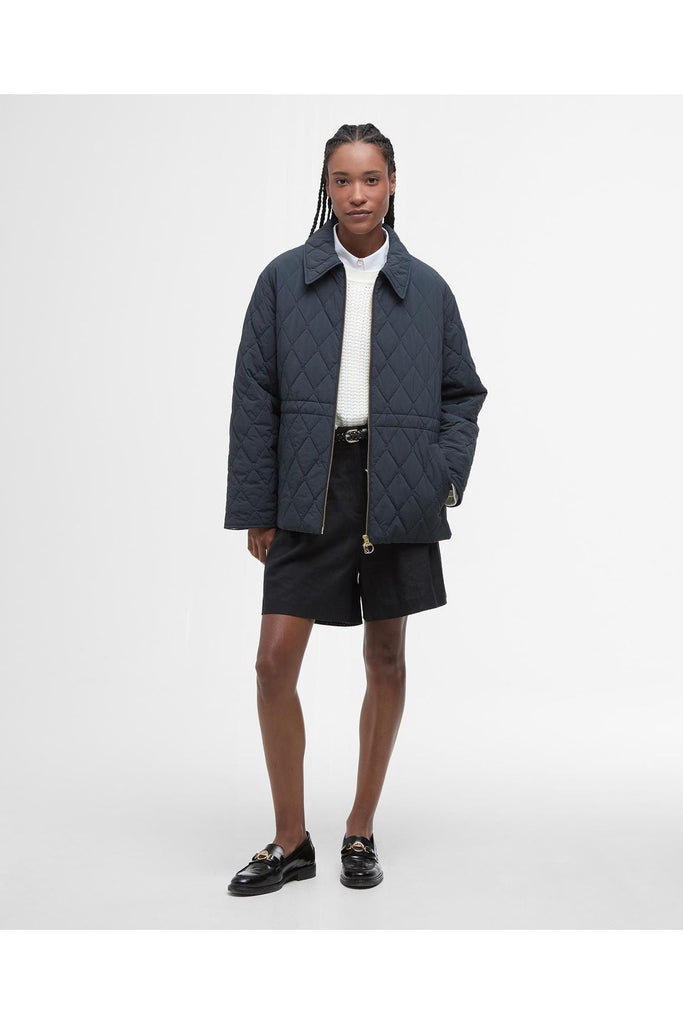 Barbour Clarissa Quilted Jacket Navy