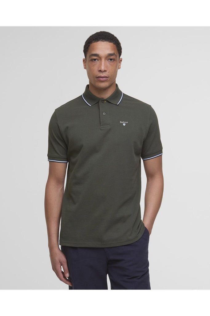 Fielding Tailored Polo Shirt | Olive Mens Shirts M,L,XL,XXL Barbour