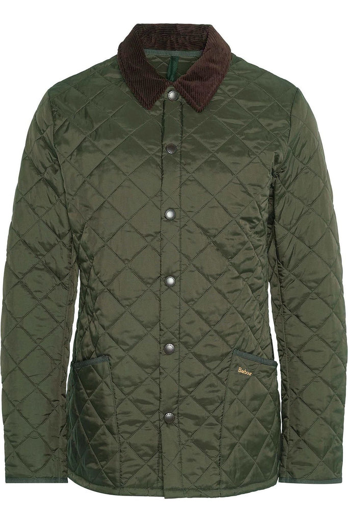 Heritage Liddesdale Quilted Jacket | Olive Mens Jackets Barbour