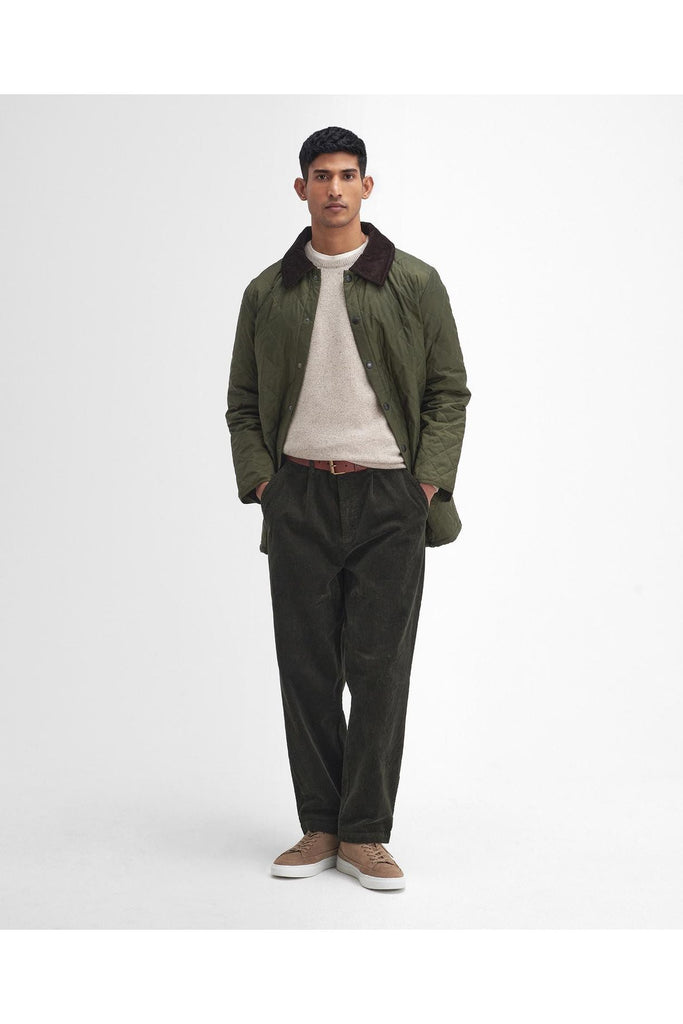 Heritage Liddesdale Quilted Jacket | Olive Mens Jackets Barbour