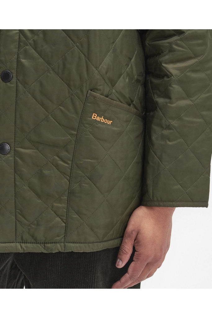 Heritage Liddesdale Quilted Jacket | Olive Mens Jackets Barbour