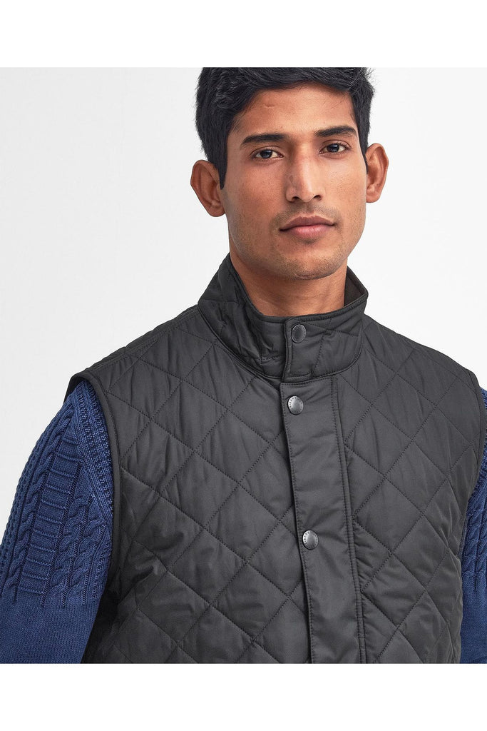 New Lowerdale Quilted Gilet Black Mens Jackets Barbour Sleeveless Jacket