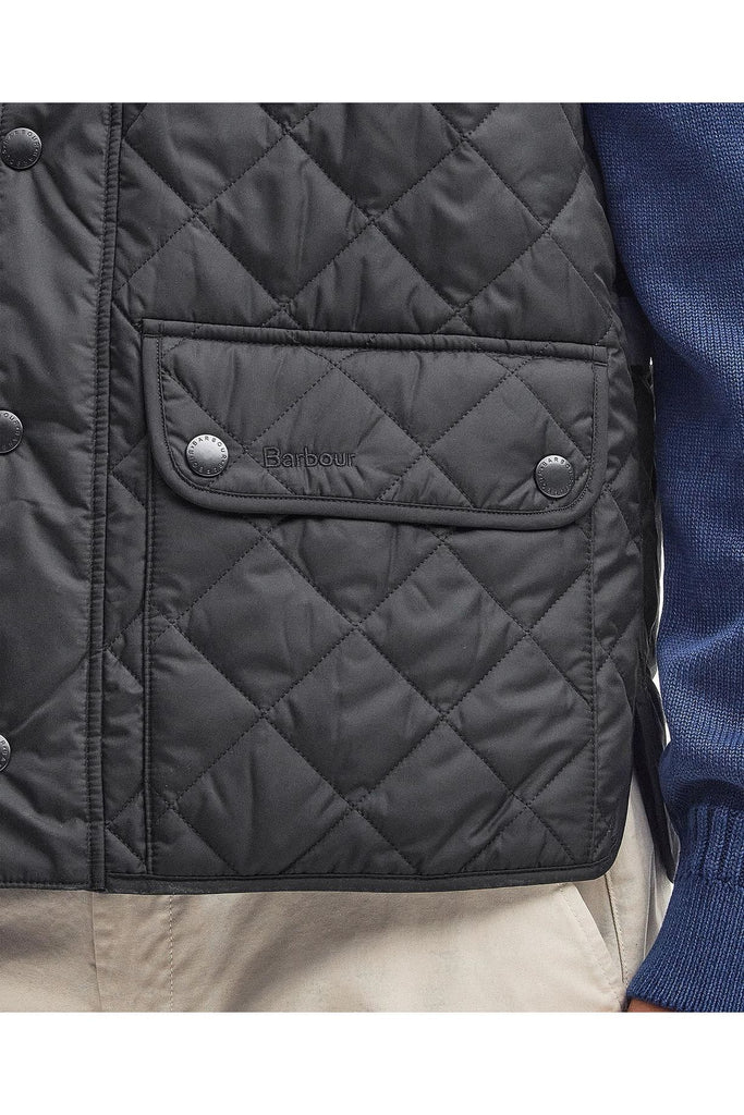 New Lowerdale Quilted Gilet Black Mens Jackets Barbour Sleeveless Jacket