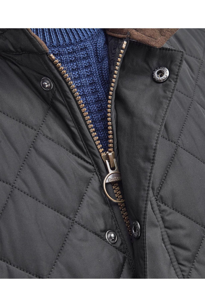 New Lowerdale Quilted Gilet Black Mens Jackets Barbour Sleeveless Jacket