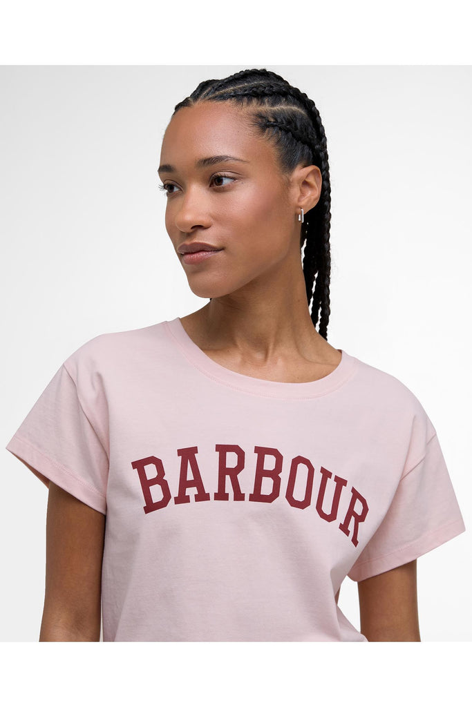 Northumberland Classic T-Shirt | Pink Blush Tees 8,10,12,14 Barbour