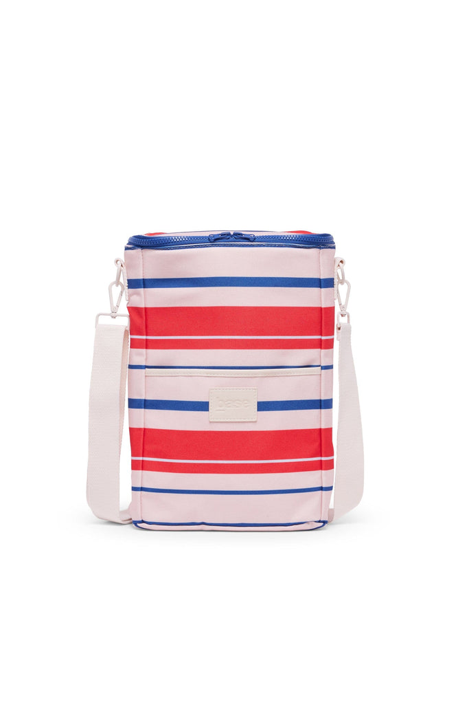 Bottle Cooler Bag | Marseille Stripe Cooler Bags + Boxes Base Supply