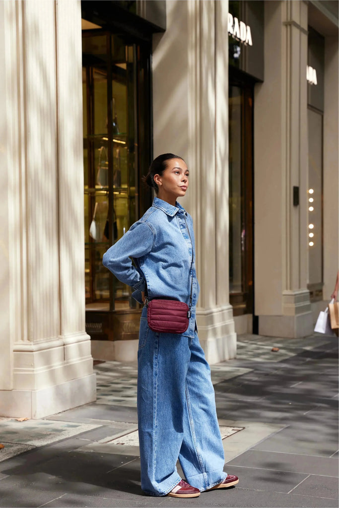 Base Supply Cloud Mini Base Bag Burgundy