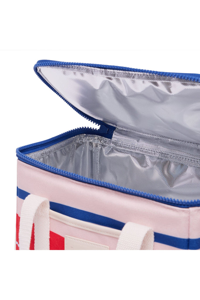 Lunch Cooler Bag | Marseille Stripe Lunch Boxes + Portable Bowls + Travel Cutlery Base Supply