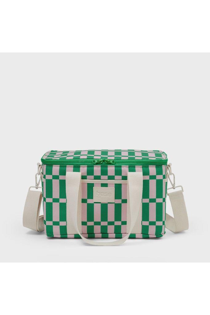 Midi Cooler Bag | Midi Cool Base | Apple Green + Soft Pink Checks Cooler Bags + Boxes Base Supply