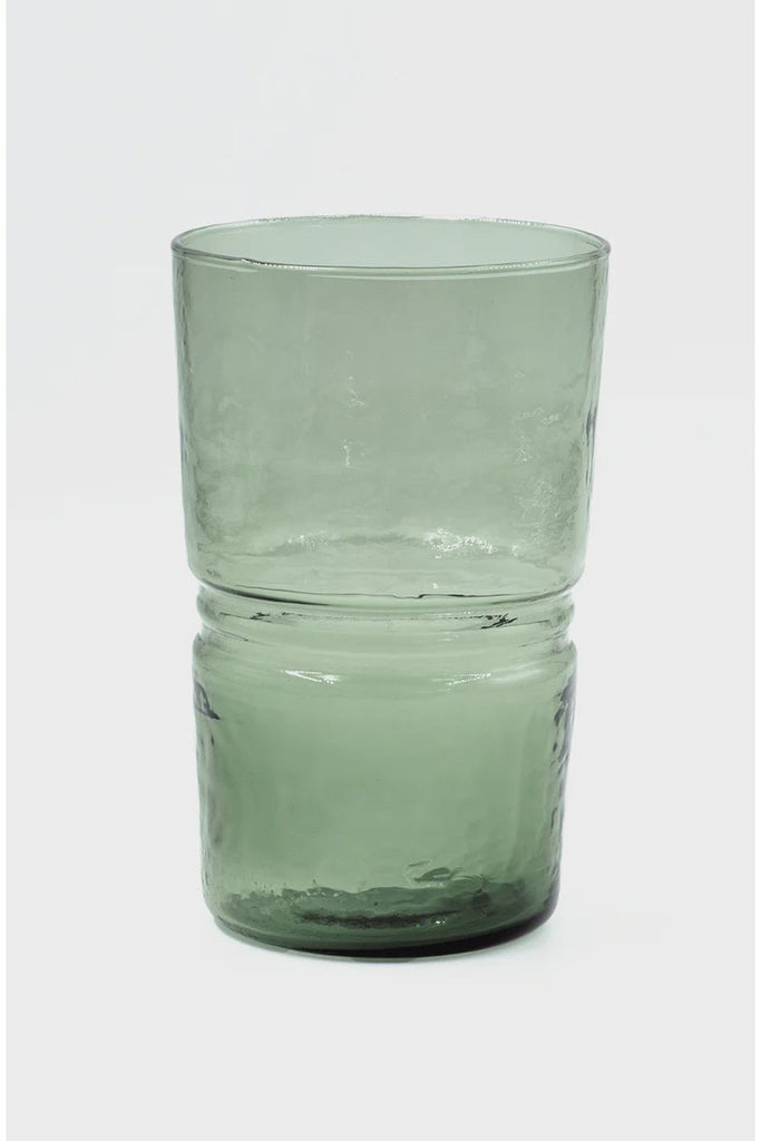 Bianca-Lorenne-Recycled-Glass-Drinking-Glass-Set-of-4-Fern-Colourway-Crisp-Home-&-Wear