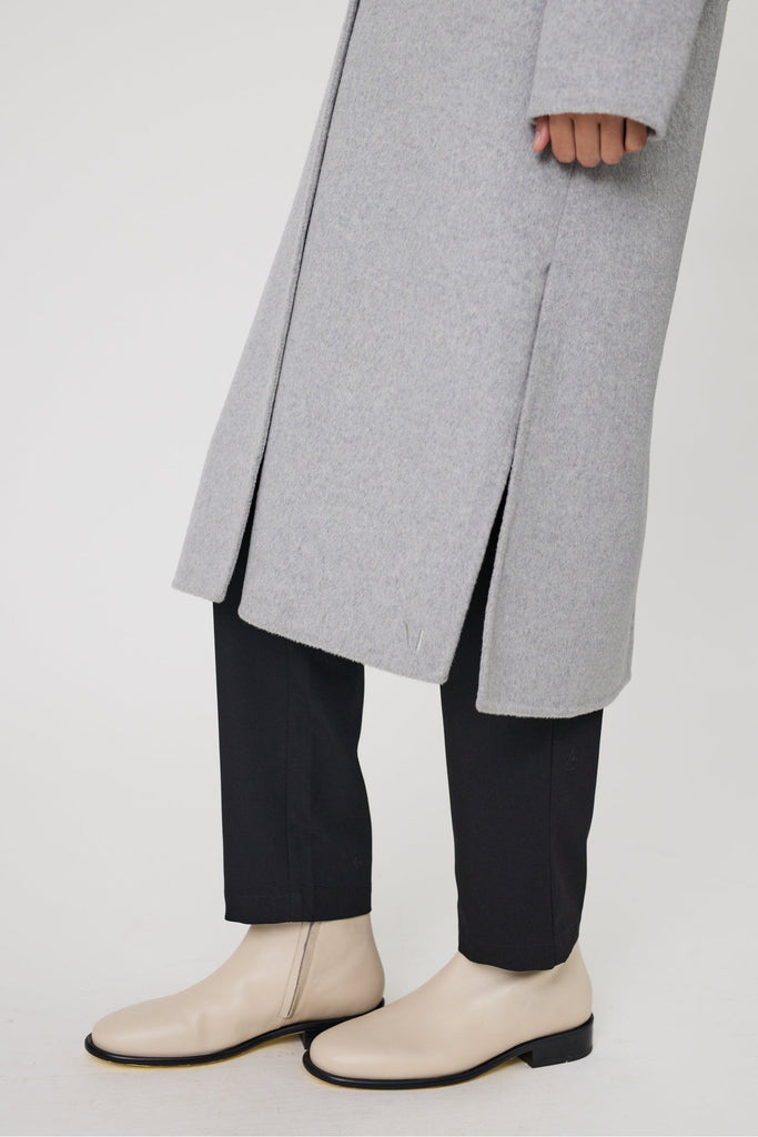 Marlow Blaze Wool Coat Grey Marle