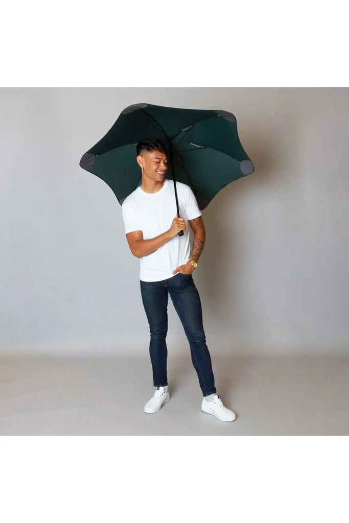 Blunt | Classic Umbrella Green Male Model Shot | Crisp Home + Wear