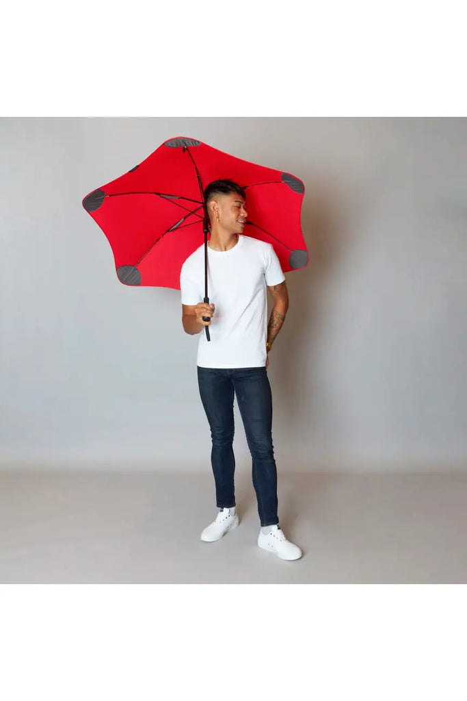 Blunt | Classic Umbrella Red Male model shot | Crisp Home + Wear
