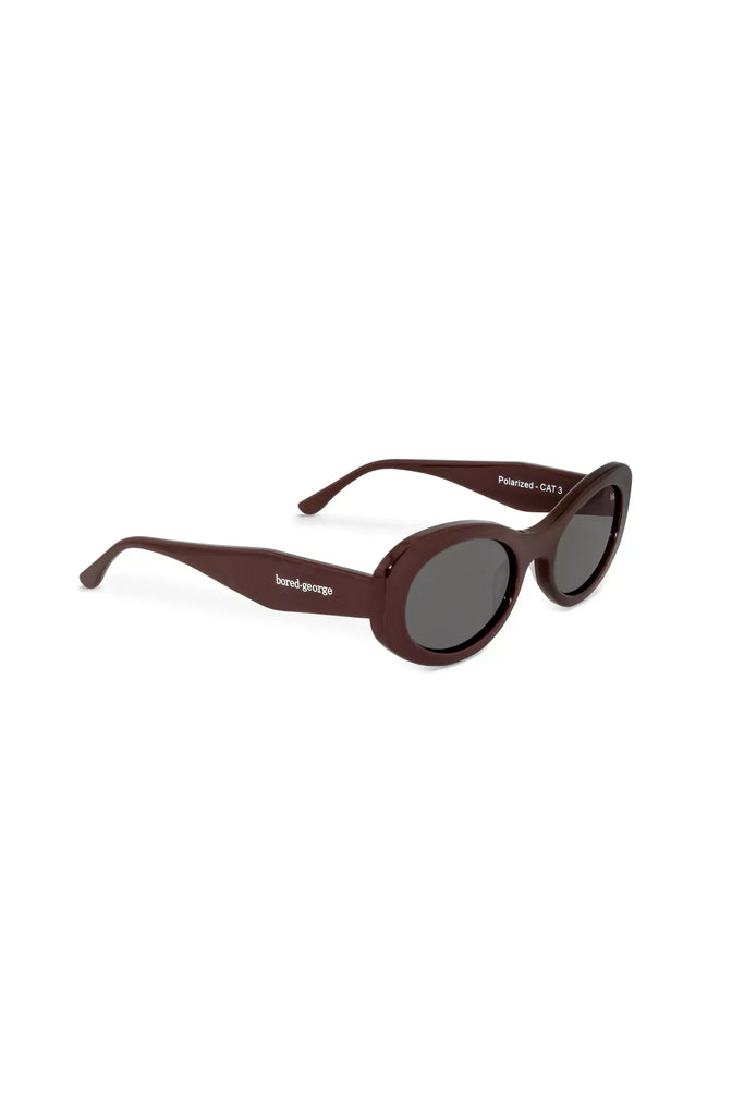 Bored George Kylie Sunglasses in Merlot
