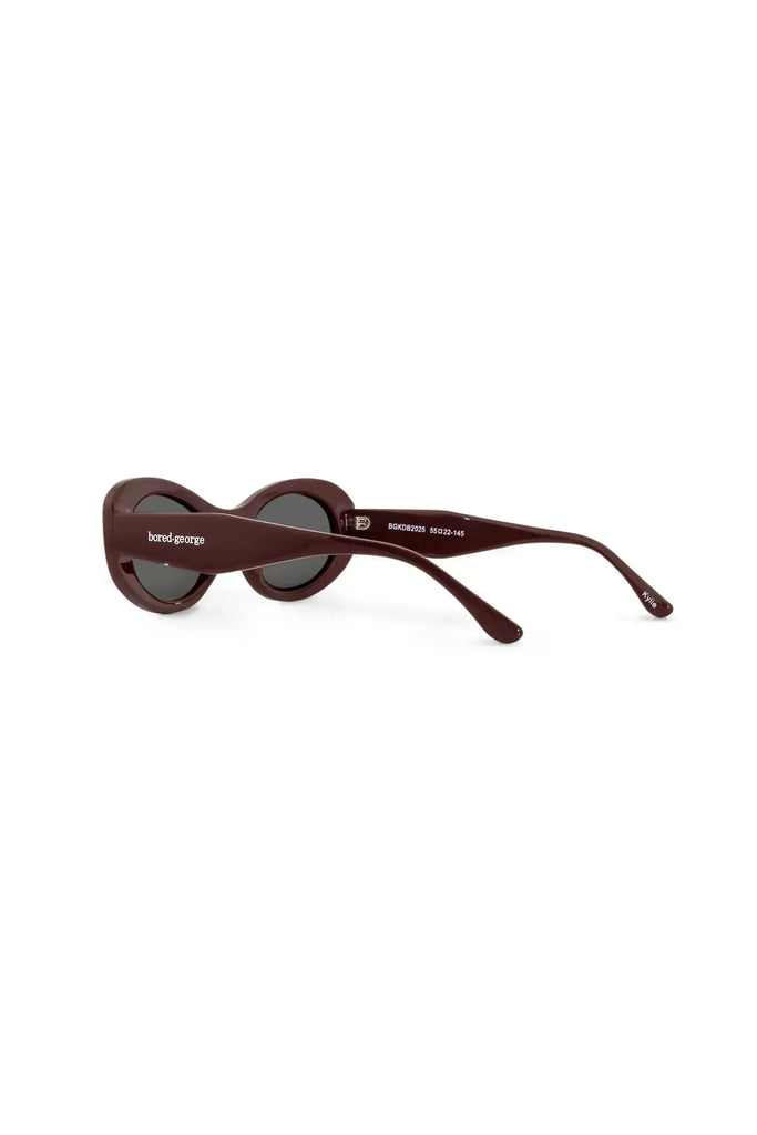 Bored George Kylie Sunglasses in Merlot