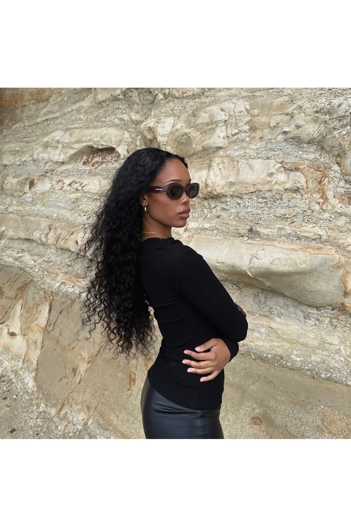 Bored George Kylie Sunglasses in Merlot