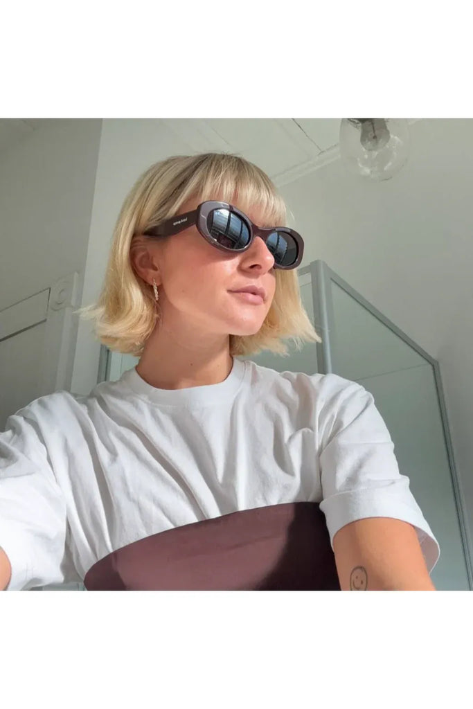 Bored George Kylie Sunglasses in Merlot