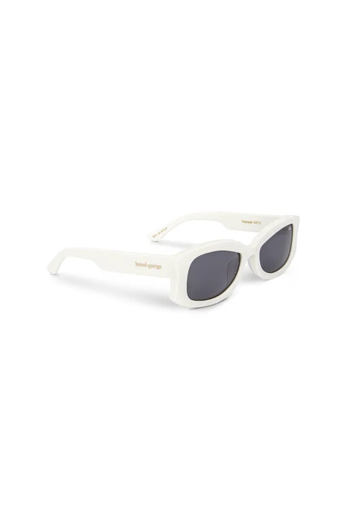 Bored George Sidney Sunglasses White Polarized