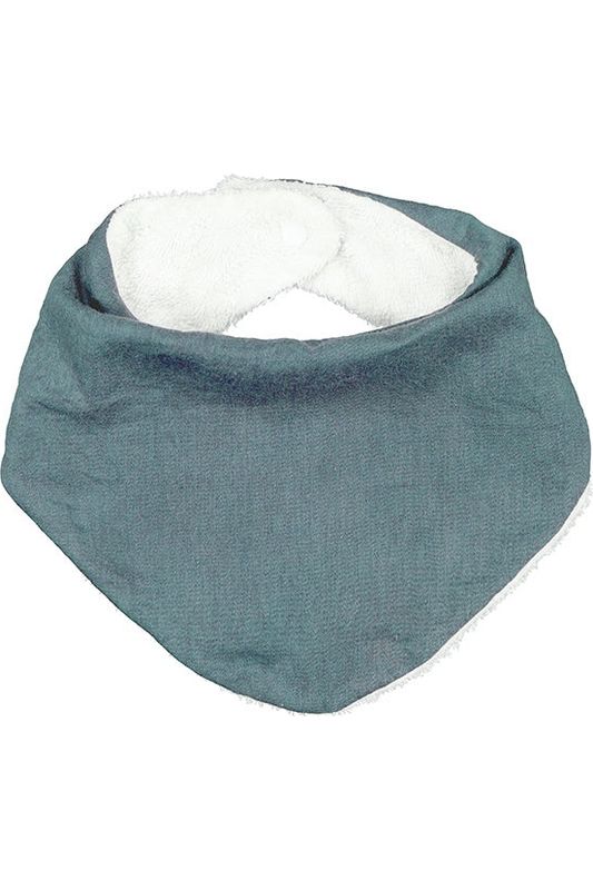 Burrow & Be Essentials Dribble Bib in Storm Crisp Home + Wear